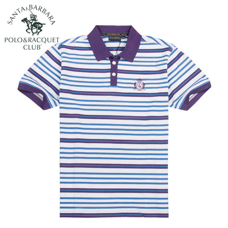 Sky Blue K2POLO St. Paul men's wear T-shirt Short sleeve Double mercerized cotton new pattern business affairs Polo shirt PS12KT240