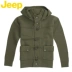 JEEP / Xe jeep nam mới len thường áo len trùm đầu Áo len cổ điển JW11KS28N Mùa thu đông vừa vặn không béo - Áo len Áo len