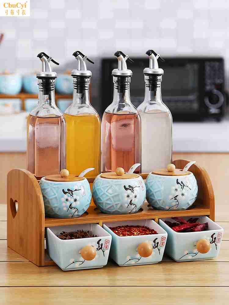 originality kitchen Seasoning Box suit Household goods Sauce pot storage box Cruet Lecythus Oil pot combination suitin the Kitchen/Cooking utensils , Kitchen Gadgets/Kitchen storage , Storage jars/Kitchen storage containers , Seasoning bottles category - from Buy2taobao.com to provide professional Taobao agent buy service