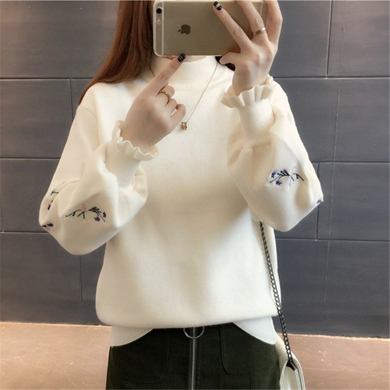 上新女版宽松套头2018早秋新款毛衣拼色长袖针织打底衫上衣服|ruв категории Женская одежда, свитер - от Buy2taobao.com для оказания профессиональной услуги покупки агента Taobao