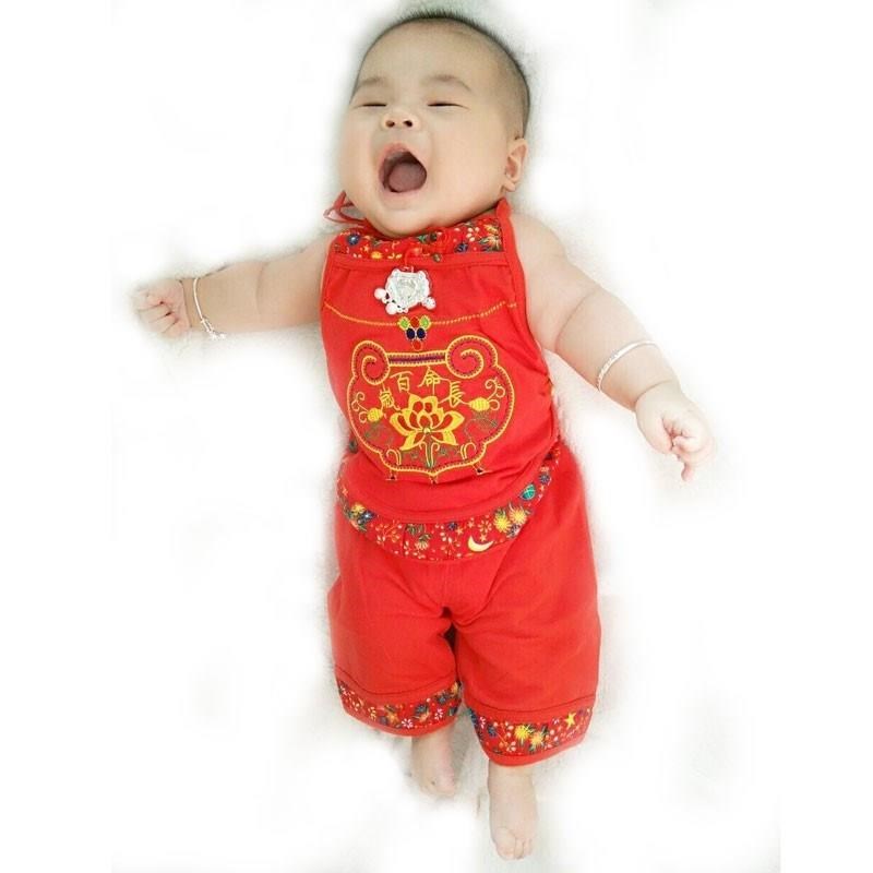 百岁肚兜夏季宝宝肚兜儿童装衣服新生儿长命百岁红色婴儿肚围|ruв категории Детская одежда, нательное бельё/впрок/охрана пуповины, нательное бельё - от Buy2taobao.com для оказания профессиональной услуги покупки агента Taobao