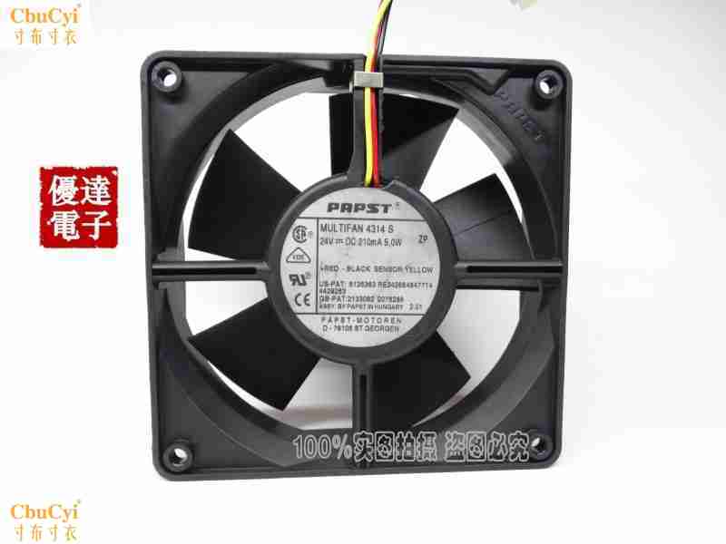 Germany PAPST 12CM 12032 24V 5W MULTIFAN 4314 S Three line Inverter fanin the Computer Hardware/Monitor/Computer Peripherals , Radiator/Fan category - from Buy2taobao.com to provide professional Taobao agent buy service