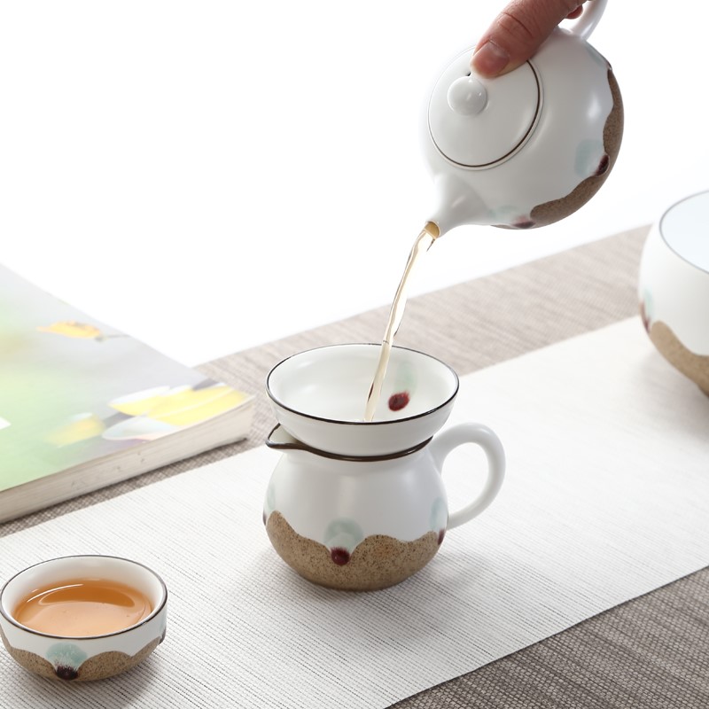 日式茶具套装家用简约办公盖碗茶壶茶杯粗陶整套功夫茶具|ruв категории посуда, чайный сервиз, кунг - Фу, чайный сервиз - от Buy2taobao.com для оказания профессиональной услуги покупки агента Taobao