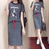 心机套装大码 胖mm 宽松 两件套胖妹妹爱减龄夏装8新款|ru 心机套装大码 胖mm 宽松 两件套胖妹妹爱减龄夏装8新款|ru