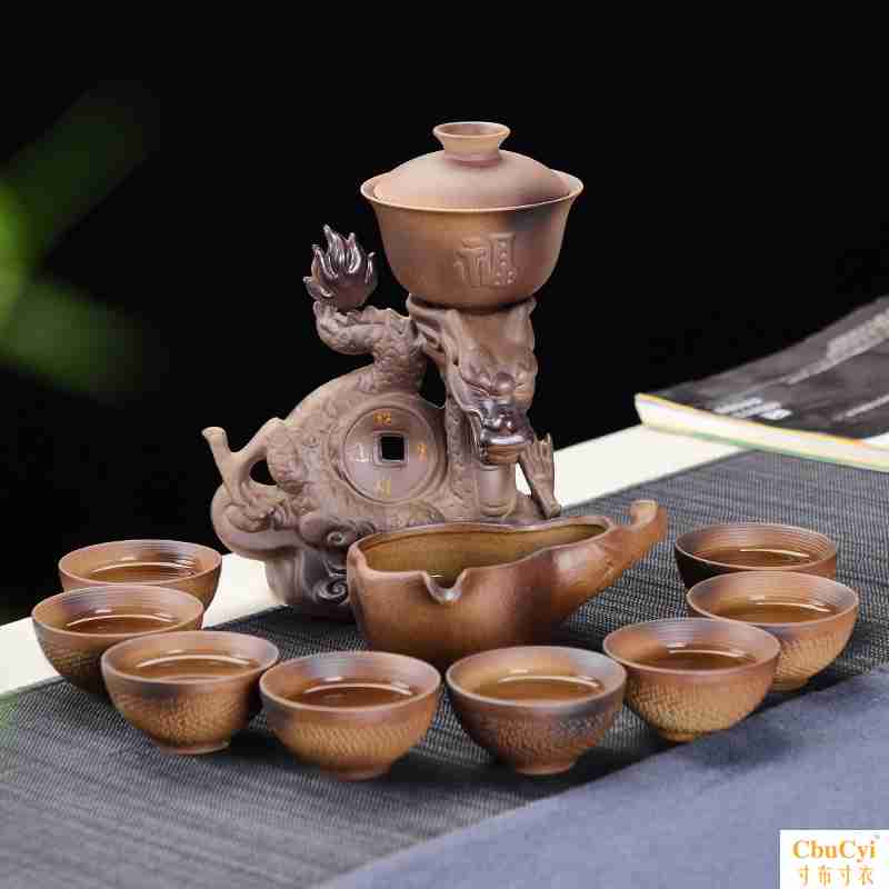 a complete set semi-automatic Lazy man originality personality rotate Stone mill Tea makers Kungfu Online Tea Set household teapot teacupin the Tableware , Tea set , Kung Fu Tea category - from Buy2taobao.com to provide professional Taobao agent buy service