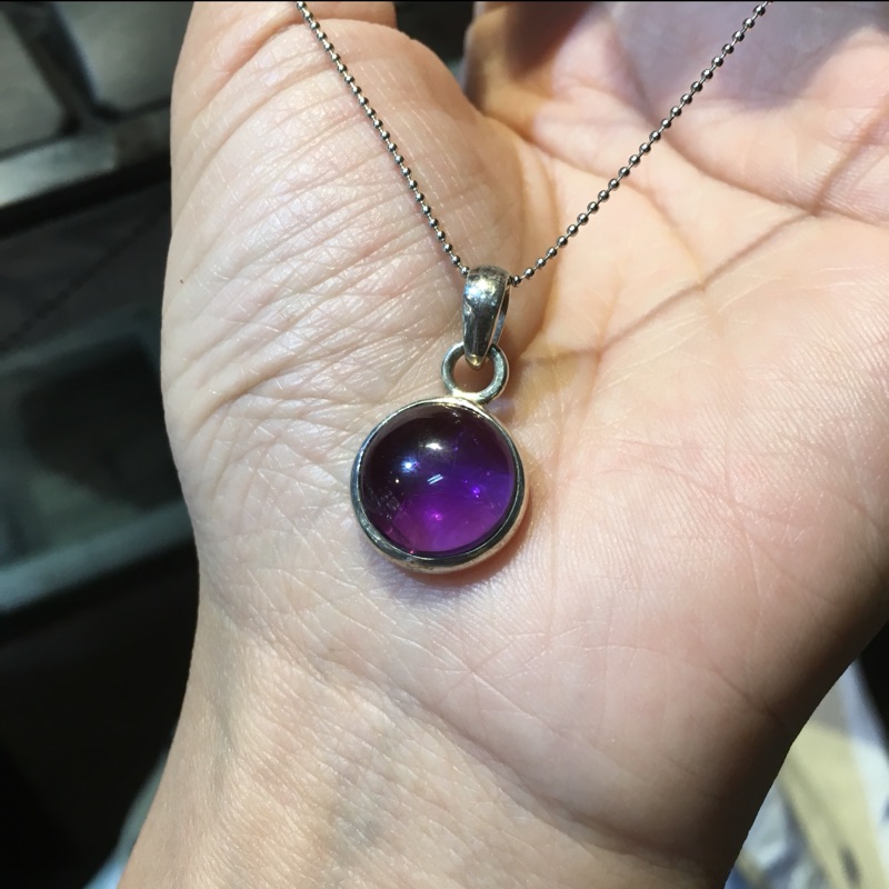 紫水晶純銀小吊墜 大小如花生米 印度現場特售在類目 全球購代購市場, 珠寶手錶中 - 來自Buy2taobao.com提供專業的淘寶代購服務