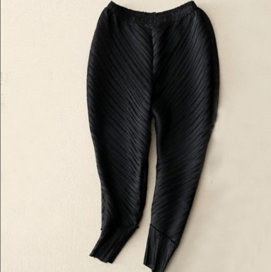 Miyake fold Easy Spring and summer Versatile Show thin leisure time Haren Crimp radish Feet Women's wear Lifetime trousersin the Women's clothing/Boutique , Pants , Casual pants category - from Buy2taobao.com to provide professional Taobao agent buy service