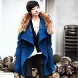 【620.00元】Purplelove正品aKGS2320貉子毛领羊毛呢大衣  MK出品