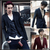 2011春装 绅士型男英伦韩版百搭修身男式装男士 时尚潮品牌小西装
