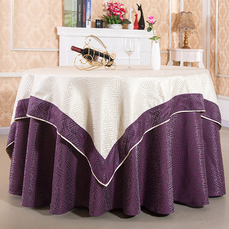 Customized Europeum Hotel Restaurant Hotel Table cloth household Large round table tablecloth Fabric art rectangle high-grade double-deck circularin the Home Fabric , Table cloth , Wallpaper category - from Buy2taobao.com to provide professional Taobao agent buy service