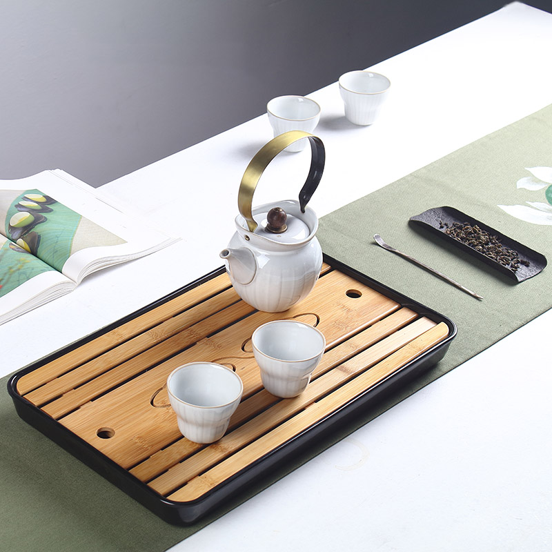 塑料茶盘简约小茶盘迷你茶托盘小号家用储水竹制干泡茶台功夫茶具在类目 餐饮具, 茶具, 茶盘中 - 来自Buy2taobao.com提供专业的淘宝代购服务