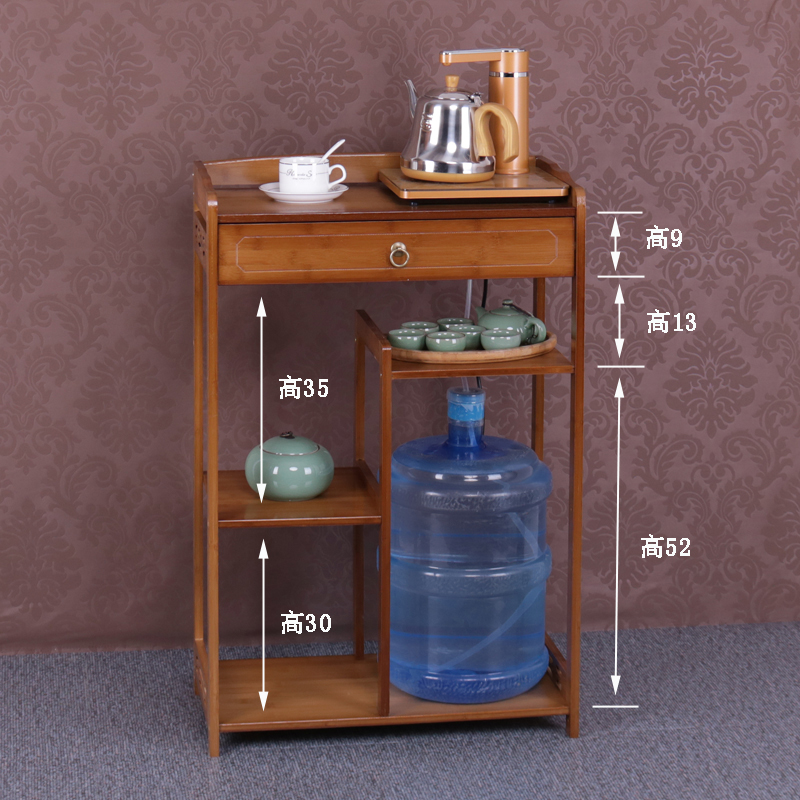Bamboo Tea Car move Tea Service Bamboo Belt wheel simple and easy tea tray Small tea table tea set household Tea Service Make tea cabinetin the Residential furniture , Categories , Tea table category - from Buy2taobao.com to provide professional Taobao agent buy service