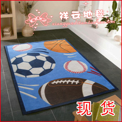 儿童可爱蓝色男孩卧室房间长方形加厚幼儿园地毯现代可爱卡通地毯在类目 居家布艺, 地毯中 - 来自Buy2taobao.com提供专业的淘宝代购服务