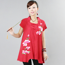 【夏季女士唐装短袖衫】-热销-精选-天猫tmall.