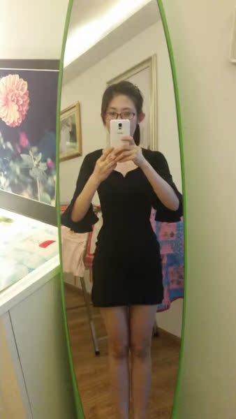 VOCK独家设计 心型领优雅小黑裙 性感女巫风 dollskill nastygal