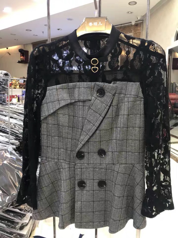 chain Physical store Direct selling suit Bell-bottoms 2019 Spring 1711 lattice Lace Sleeves Two piece setin the Women's clothing/Boutique , Set/Student uniforms/Work uniforms , Other suits category - from Buy2taobao.com to provide professional Taobao agent buy service