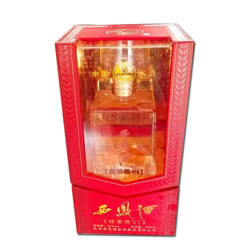 【整箱价，共6瓶】45度 <wbr>西凤酒将军情V1 <wbr>传承红色经典 <wbr>新品推荐！