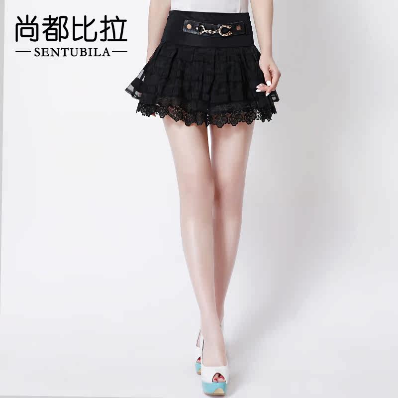 Sentubila/尚都比拉 2014<em>夏装</em>新款<em>女装短裙</em> 百