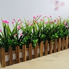 仿真花假花草实木防腐栅栏花艺套装阳窗台装饰客厅家居摆件田园风|ms 仿真花假花草实木防腐栅栏花艺套装阳窗台装饰客厅家居摆件田园风|ms