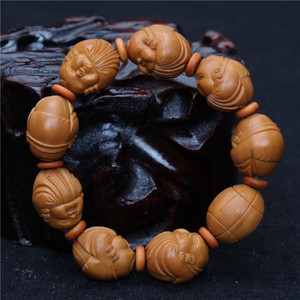 《双面十八罗汉》苏州核雕名家<em>陈二妹</em>作品10