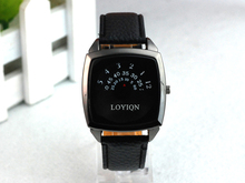 Cinturón de barriles damas mesa relojes correa negro ver la versión coreana de la moda 2011 nuevos