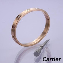 Monopolio del comercio exterior / Cartier / AMOR Cartier pulsera de piedra con incrustaciones / pulsera / oro rosa