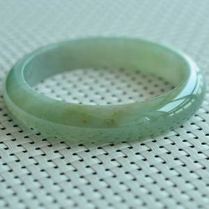 正品A货翡翠冰种满绿如意吊坠--豪华镶嵌--美仑