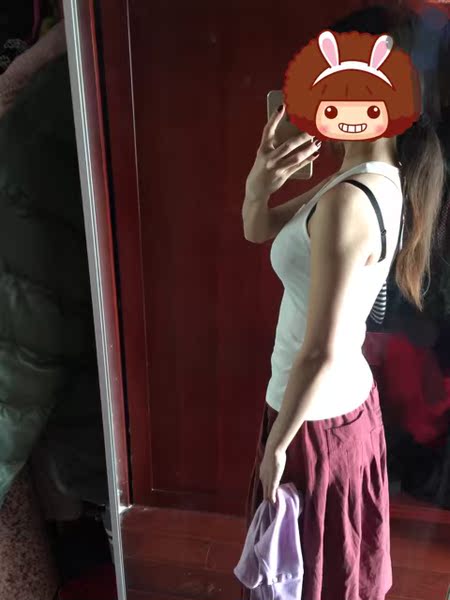 纽扣吊带工字背心女夏季纯棉韩国性感百搭修身大码无袖打底衫外穿