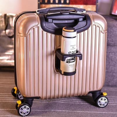 新益美TSA登机箱飞机轮拉杆箱16寸小型旅行