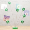 蓝秀 四叶草八茎便签夹便条夹相片夹 创意手工艺金属摆件家饰礼品 蓝秀 四叶草八茎便签夹便条夹相片夹 创意手工艺金属摆件家饰礼品