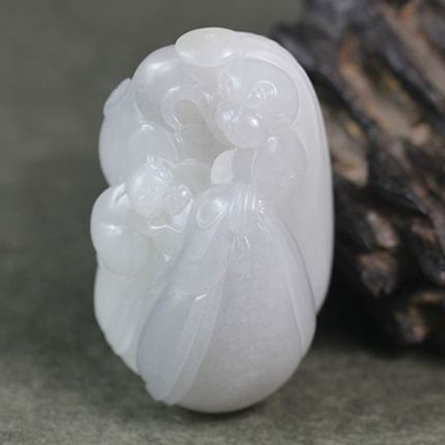 【云起匠作工作室作品】新疆和田玉白玉 代代