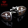 英博 不锈钢袖扣 红木镶嵌 法式衬衫袖口袖钉 Cufflinks h864|ms 英博 不锈钢袖扣 红木镶嵌 法式衬衫袖口袖钉 Cufflinks h864|ms