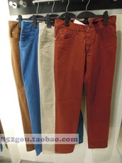 Джинсы мужские Мужские прямые джинсы тонкий