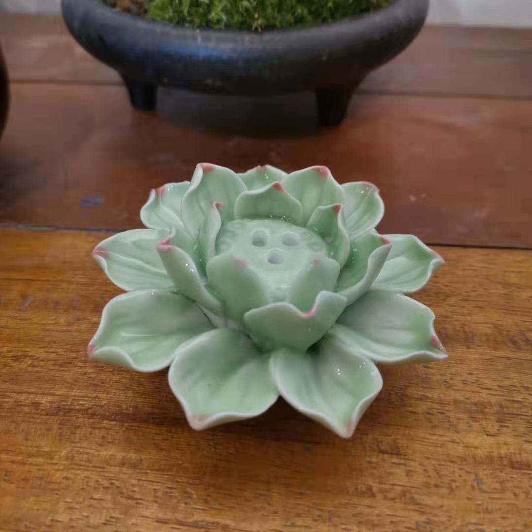 莲花手工香插 直径9cm|msdalam kategori pinggan mangkuk, set teh, Majlis teh/dengan sifar - dari Buy2taobao.com untuk memberikan perkhidmatan ejen Taobao profesional membeli