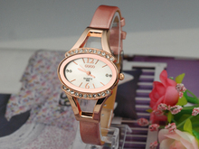 Diamante rosa anillo de diamantes de línea relojes de moda relojes de moda las mujeres cinturón