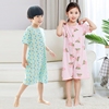 男童连体睡衣纯棉女童短袖连体衣儿童空调服小孩宝宝家居服夏季薄 男童连体睡衣纯棉女童短袖连体衣儿童空调服小孩宝宝家居服夏季薄