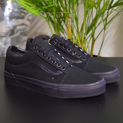 专柜代购VANS范斯Old Skool经典黑武士纯黑板