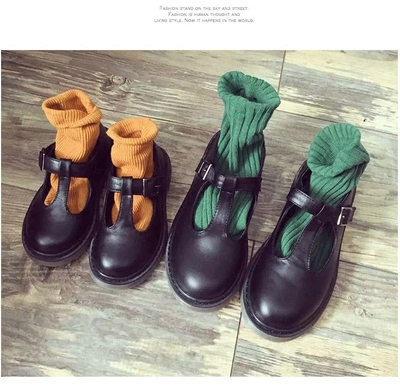 2016新款儿童学生鞋真皮黑色女童皮鞋表演鞋