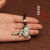 天然A级翡翠玉石貔貅钥匙扣汽车钥匙扣红绳钥匙链男女本命年挂件 天然A级翡翠玉石貔貅钥匙扣汽车钥匙扣红绳钥匙链男女本命年挂件