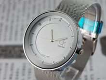Forma salvaje de la moda informal diseño simple de acero relojes relojes de los hombres