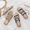 Flat heel Flat bottom sandals Two wear 2019 new pattern slipper one word Rome Versatile slipper Flat heel Flat bottom sandals Two wear 2019 new pattern slipper one word Rome Versatile slipper