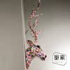 SP404 创意彩色鹿头壁挂壁饰客厅服装店酒吧墙壁装饰品动物挂件|ms SP404 创意彩色鹿头壁挂壁饰客厅服装店酒吧墙壁装饰品动物挂件|ms
