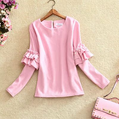 卫衣女宽松欧洲站2016秋冬新款女装保暖打底