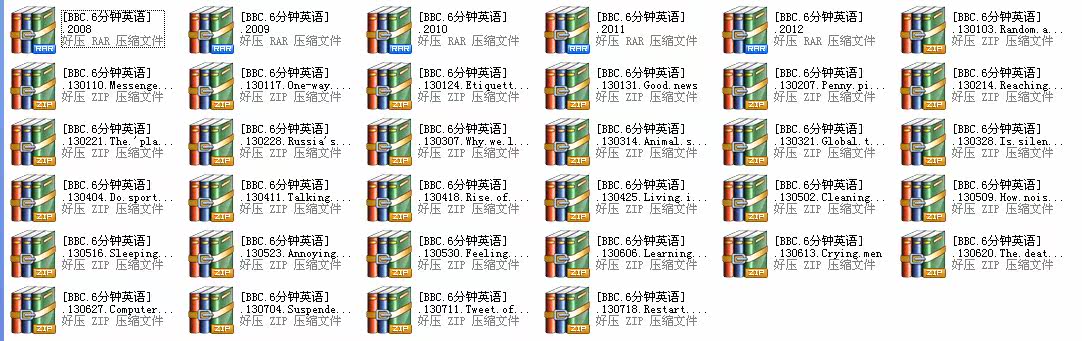 《BBC <wbr>6分钟英语》Learning <wbr>English <wbr>6 <wbr>Minute <wbr>English <wbr>2008-2013整理下