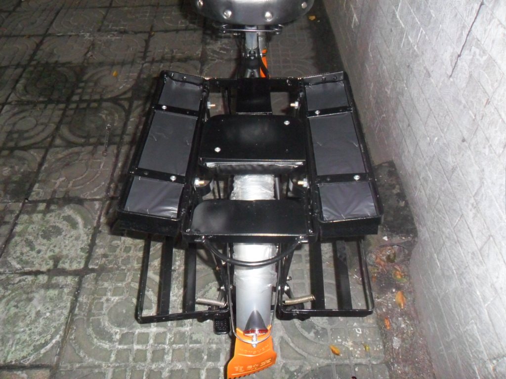 Двухместный / трехместный велосипед abc牌载重自行车驼货自行车可伸缩载重车老款自行车载小孩自行车 domestic brand truck bike camel retractable old bicycle/borne children themselves