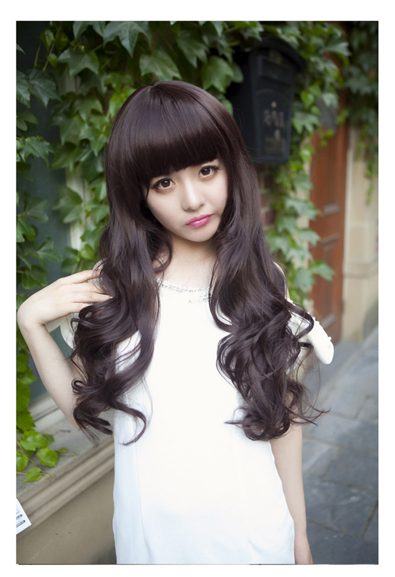 假发<em>长卷</em>蓬松长卷发<em>大波浪</em>女长发<em>发型</em>jiafa梨花