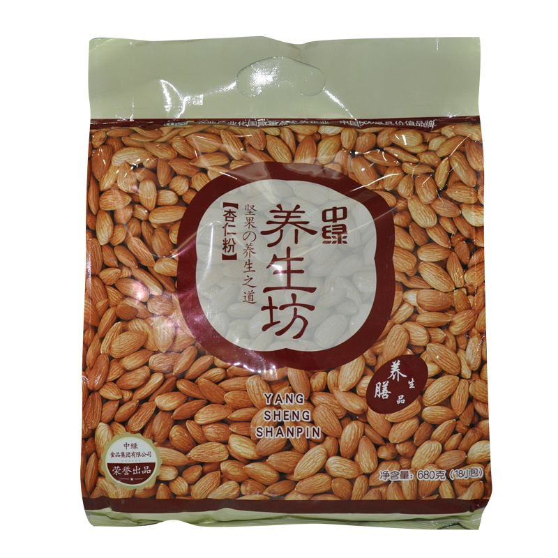中绿 杏仁粉680g\/袋 冲调饮料饮品 健康营养谷