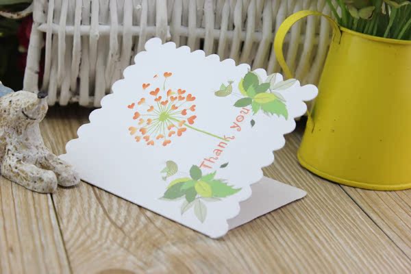 【特价韩国鲜花图祝福留言贺卡感谢婚礼生日会