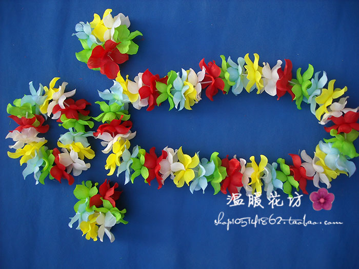 Аксессуары для гавайского танца Warm flower square Аксессуары для гавайского танца Warm flower square
