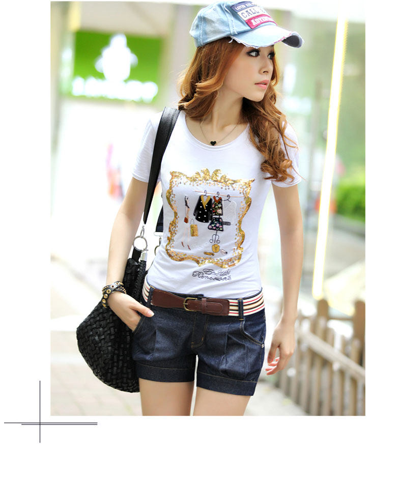 [<em>天猫</em>]笠莎 <em>牛仔短裤</em>女夏韩版夏季<em>女士</em>短裤显瘦